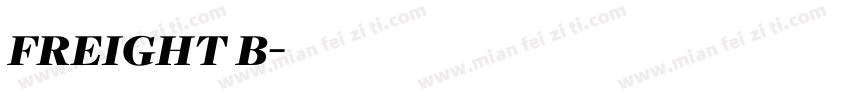 freight b字体转换